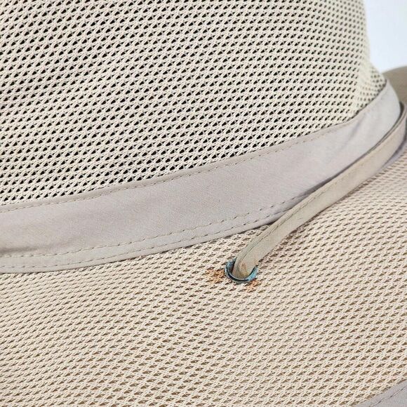 Stetson Men's No Fly Zone Preserver Nylon Hat Size M Airflow Safari Hats - Picture 7 of 12